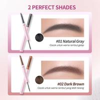 Gambar BNB BARENBLISS Make Me Plushy Eyebrow Duo 2-in-1 Pensil Alis & Browcara - Natural Grey, BNB Eyebrow2in1 dari madame fany undefined 4 Tokopedia