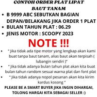 Gambar Plat Nomor Mobil Standar Putih - Hitam Font Baru Berlogo Korlantas Polri - PUTIH BARU, 1 PLAT SAJA dari VARIASI 66 STORE undefined 4 Tokopedia