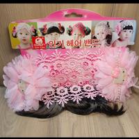 Gambar Bandana Renda Wig Anak - Pink dari New Kirana Malang undefined 1 Tokopedia
