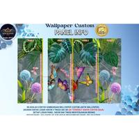 Gambar TERBARU Wallpaper & Wallstiker Custom 3D Tema Ikan Koi | Ikan Hias | Ruang Tamu | Hiasan Ruang Tamu MURAH - D, STIKER GLOSSY dari Shanumstore25 undefined 5 Tokopedia