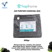 Gambar HAPIHOME - BAMBOO CHARCOAL ACTIVE AIR PURIFYING BAG, NATURAL AIR PURIFYING DEHUMIDIFIER ARANG BAMBU AKTIF HAPI HOME 75GR 200GR 300GR 400GR 600GR - 200gr pouch dari VINSTON OFFICIAL STORE undefined 5 Tokopedia