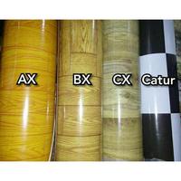 Gambar Perlak lantai Karpet Vinyl Sponge meteran tebal 1,2 mm motif kayu coklat hijau lebar 2 meter - Catur, 1x2m dari COTTON IN undefined 1 Tokopedia