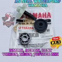 Gambar AS Seal WATERPUMP ASLI ORIGINAL Motor YAMAHA NMAX 155 , AEROX 155 , LEXI 125 , JUPITER MX 135 OLD / Lama , JUPITER MX 135 NEW , VIXION , XEON N max ass sil gear ger gir water pam pump pum kipas assy satu set waterpam waterpum pompa air ori ygp dari kenanga st undefined 1 Tokopedia