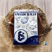 Gambar Plastik Vacum Makanan 25 x 30 Cm / Plastik Vakum Sealer isi 50 dari Plastik Opp Berlian 90 undefined 3 Tokopedia