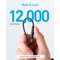 Gambar Kabel Charger Anker 322 Fast Charging USB-A to USB-C 3ft - Hitam dari MXKomputer_NEW undefined 3 Tokopedia