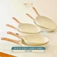 Gambar Roschel Beneta White Marble Coating Non-Stick Frypan 20 cm / Wajan Penggorengan Anti Lengket Induksi 20 cm dari Bursa Dapur Mall undefined 2 Tokopedia