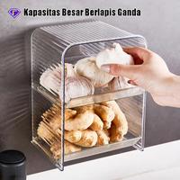 Gambar 400G / Dipasang di Dinding / Kotak Penyimpanan Jahe & Bawang Putih / Pengatur Barang dari PANDDDU undefined 1 Tokopedia