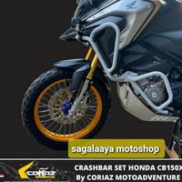 Gambar JUAL CRASHBAR CORIAZ HONDA CB150X CRASH BAR TURBULAR PELINDUNG BODY HONDA CB150 X SYNDICAT MOTOR ADVENTURE LET"S ORDER & PROCESSED IMMEDIATELY dari PHANTOM MOTORS undefined 5 Tokopedia