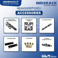 Gambar Wallmount Rack INDORACK Glass Door Rak Server 15U Depth 600mm WIR6015S dari INDORACK IT Solusi System undefined 3 Tokopedia
