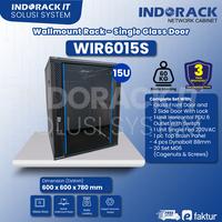 Gambar Wallmount Rack INDORACK Glass Door Rak Server 15U Depth 600mm WIR6015S dari INDORACK IT Solusi System undefined 1 Tokopedia