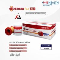 Gambar Onehealth Dermaplast Zinc 2.5cm x 1m Per Roll / Pcs Plester Kain Coklat dari Alkes Jakarta Official Shop undefined 1 Tokopedia