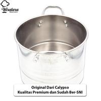 Gambar Calypso 4pcs Panci Set Kukusan Stainless + Saringan | Steamer Dandang Kukus Nasi Stenlis | Pengukus - 26cm dari Wiratara Housewares undefined 4 Tokopedia