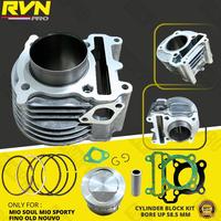 Gambar BLOK SEHER BORING PAKET BORE UP MIO MIO SOUL 58.5 58 54 MM ORIGINAL RVN THAILAND FREE PAKEN GASKET dari kenanga st undefined 1 Tokopedia
