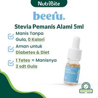 Gambar BEERU Stevia Natural Sweetener Pemanis Alami Cair Tetes 5ml dari NutriBite undefined 1 Tokopedia