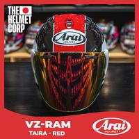 Gambar ARAI VZ-RAM TAIRA RED SIGNATURE ORIGINAL VZ RAM HALF FACE HELM dari THC Helmets undefined 3 Tokopedia