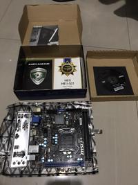 Gambar motherboard mini itx MSI h81i LGA 1150 full set dari the4cats undefined 1 Tokopedia