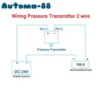 Gambar Pressure Transmitter 10Bar 4-20mA 2 wire DC 24V 0-10 Bar Drat NPT 1/4 - Adapter NPT 1/2 dari Automa-88 undefined 2 Tokopedia