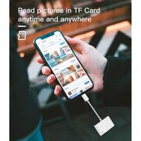 Gambar Card Reader 4IN1 SD+TF+OTG  Camera Memory Storage Card Available With Lightning To SD TF OTG Available With IPhone 14 13 12 11, IPad Air 1 2 Adapter Computer dari Metoocel undefined 4 Tokopedia