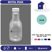 Gambar Per 20pcs Botol Pear 250 ml | Pear 250ml | Botol PET 250ml | Jual Botol dari Terate Plastik undefined 1 Tokopedia
