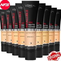 Gambar Loreal Infallible 32H Matte Cover Liquid Makeup Foundation-Oil Control Full Coverage-24H-24/32 H/Hour - 32H-110 COOL dari Kanira Laxe undefined 3 Tokopedia