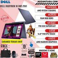 Gambar Laptop Dell Inspiron 14 7445 2in1 Amd Ryzen 5 8640hs 8GB DDR5 1TB SSD 14'' fhd IPS Touch Windows 11 Original - NEW 1 TAHUN, 8GB/512GB dari NUSANTARA COMPUTER ID undefined 1 Tokopedia