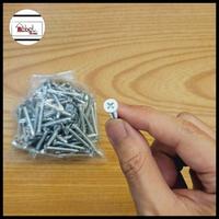 Gambar Baut / Mur Sekrup Skrup Taping Ujungnya Roofing Kepala Obeng Plus Panjang 3 Cm Original Best Quality - dus(isi 1000pc) dari SAGUTOP undefined 2 Tokopedia