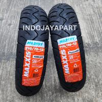 Gambar PRODUK TERBARU! BAN TUBELESS MAXXIS UNTUK FAZZIO M6220 (110/70-12) FRONT AND REAR / ORIGINAL MAXXIS / BAN LUAR TUBLES / TUBBLES / M-6220 / M 6220 dari Marsyshop1818 undefined 3 Tokopedia