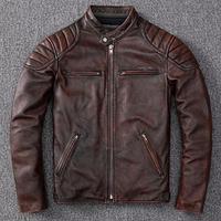 Gambar BRO STORE - Jaket Kulit Asli-Jaket Motor Kulit DombaAsli 100%-Jaket Kulit Domba Garut-Jaket Kulit Pria Biker Touring - Tan, XS dari Bro_Store ID undefined 2 Tokopedia