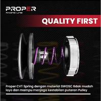 Gambar PER CVT PROPER RACING LINE 1000 1200 1500 1800 RPM UNTUK NMAX OLD NEW, AEROX 155, LEXI 125 155, MIO M3 SMILE SPORTY S Z J GT, FINO SOUL GT XRIDE 115 125, GEAR 125, FAZZIO, FILLANO, FREEGO - NMAX OLD NEW, 1000 RPM dari AUTOKIT.ID undefined 3 Tokopedia