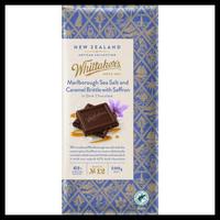 Gambar Coklat Whittakers Artisan Marlborough Sea Salt And Caramel Brittle With Saffron 100G - Australia Best Seller dari Toko Enakk undefined 1 Tokopedia