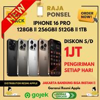 Gambar Apple iPhone 16 Pro Titanium 128GB 256GB 512GB 1TB Black White Natural Desert Garansi Resmi Indonesia - BLACK TITANIUM, 128GB dari Rajaponselcom undefined 1 Tokopedia