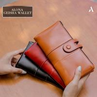 Gambar BRO STORE - Dompet Panjang Kulit Wanita Alona Geisha Wallet Branded Original Kulit Sapi Asli Premium by Crown Leather CROWNLEATHER Store - TAN dari Bro_Store ID undefined 4 Tokopedia