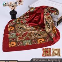 Gambar Syal Sutra Simulasi Wanita Scarf Persegi / Hijab Segi Empat Dekoratif - Cream dari Abeeing undefined 1 Tokopedia