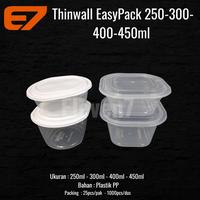 Gambar Thinwall Easypack Oval Lunch Box Mangkok Plastik 250ml 400ml (25pcs) - 250ml dari E7 Plastic &amp; Packaging undefined 1 Tokopedia