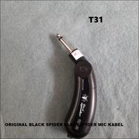 Gambar T31 BLACK SPIDER BLACKSPIDER MIC KABEL 10 METER BANDO MIK CABLE HEADSET PROFESIONAL NECK MICROPHONE MICROPHONE MIKROPON CABEL GARANSI 1 TAHUN SUARA JERNIH VOKAL VOCAL KARAOKE SOUND SISTEM AUDIO SYSTEM CONDENSOR KONDENSOR  BISA DIPAKAI SEGALA JENIS AUDIO Y dari GROSIR ONLINE123 undefined 4 Tokopedia