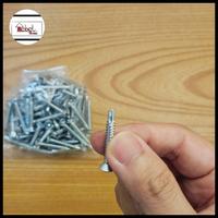 Gambar Baut / Mur Sekrup Skrup Taping Ujungnya Roofing Kepala Obeng Plus Panjang 3 Cm Original Best Quality - dus(isi 1000pc) dari SAGUTOP undefined 3 Tokopedia