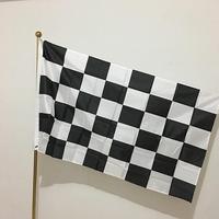 Gambar 150X90Cm Bendera Start Finish / Bendera Balap / Bendera Hitam Putih - 1 pcs dari MIKAPILAK undefined 2 Tokopedia