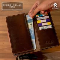 Gambar BRO STORE - Dompet Panjang Pria Kulit Asli Leather Long Wallet Kulit Sapi Asli Pria Keren Branded Original Premium 15 Slot Card B2 - Hitam dari Bro_Store ID undefined 3 Tokopedia