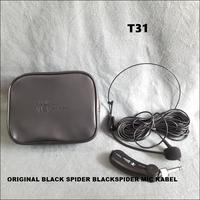 Gambar T31 BLACK SPIDER BLACKSPIDER MIC KABEL 10 METER BANDO MIK CABLE HEADSET PROFESIONAL NECK MICROPHONE MICROPHONE MIKROPON CABEL GARANSI 1 TAHUN SUARA JERNIH VOKAL VOCAL KARAOKE SOUND SISTEM AUDIO SYSTEM CONDENSOR KONDENSOR  BISA DIPAKAI SEGALA JENIS AUDIO Y dari GROSIR ONLINE123 undefined 3 Tokopedia