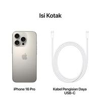 Gambar Apple iPhone 16 Pro - Garansi Resmi Apple Indonesia - Black, 128GB dari Universe Gadget Store_NEW undefined 4 Tokopedia