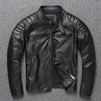 Gambar BRO STORE - Jaket Kulit Asli-Jaket Motor Kulit DombaAsli 100%-Jaket Kulit Domba Garut-Jaket Kulit Pria Biker Touring - Tan, XS dari Bro_Store ID undefined 3 Tokopedia