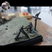 Gambar forces of valor skala 1/32 diorama perang dunia ke 2 CAEN Normandy 1944 Last Stand  untuk diecast tank skala 32 dan 35 FOV miniatur dari Dancouga Collectibles undefined 3 Tokopedia