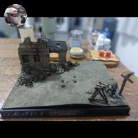 Gambar forces of valor skala 1/32 diorama perang dunia ke 2 CAEN Normandy 1944 Last Stand  untuk diecast tank skala 32 dan 35 FOV miniatur dari Dancouga Collectibles undefined 1 Tokopedia