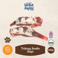 Gambar Tulang Sapi untuk Anjing Anabul - 500gr - Lunak / Jando / Empuk Tidak Tajam dan Bisa untuk Raw / Masak - Berkat Daging dari Berkat Daging undefined 1 Tokopedia