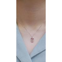 Gambar Kalung Berlian Inisial Z - Kalung Huruf Sapphire -  TBANKAU2302 - Rose Gold dari Belva Jewellery Online undefined 3 Tokopedia