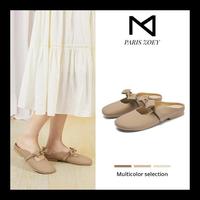Gambar Paris Zoey Zoelle Mules Flatshoes Wanita Coklat Putih Simpel Elegan Pzx2223301 Sepatu Sendal - Aprikot, 36 dari cv putramandiri09 undefined 5 Tokopedia