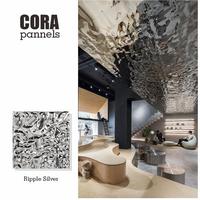 Gambar Akrilik Acrylic Ripple Water SILVER Lembaran 122 x 244 Sheet Interior Panel  Dekorasi 122x244 Store Booth Design Glossy Dekor Mewah dari Toko Taki Snack undefined 1 Tokopedia