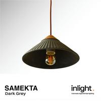 Gambar Inlight Samekta  - Lampu hias Unit dari concrete dan kayu - Olive Grey dari ARPA KAYU undefined 5 Tokopedia