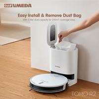 Gambar Umeda Tomo R2 Robot Vacuum Cleaner Mop + Auto Empty Station Sapu Pel dari Dream Tech Indonesia undefined 2 Tokopedia