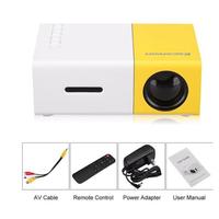 Gambar PROMO 【Flash Sale!!!】Raja bayi Mini Proyektor YG300 Proyektor LED 1080 P Portabel Mini Projector Bioskop Bioskop Rumah Terbuka dengan PC Laptop USB/SD/AV/HDMI Pocket Input untuk TV Video Game Film Party Home Entertainment Pico Projector - Kuning Putih - 2 dari supermie004 undefined 3 Tokopedia
